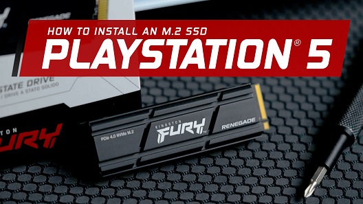 如何在 PlayStation® 5 中安装 NVMe M.2 固态硬盘